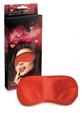 Silk Blindfold - Red