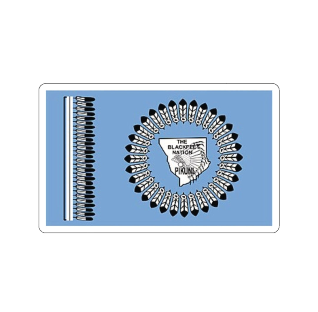 Blackfeet Nation Flag - Decal