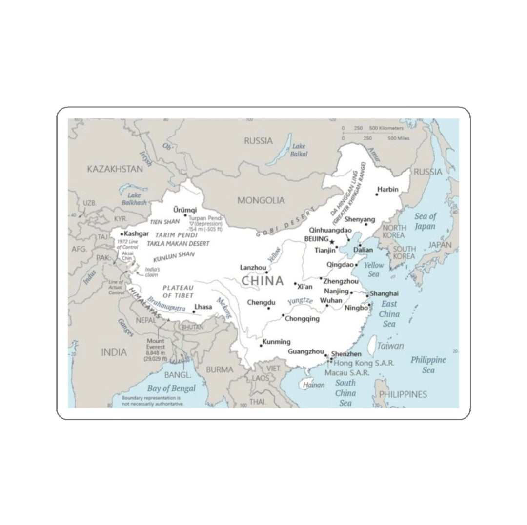 China Map - Decal