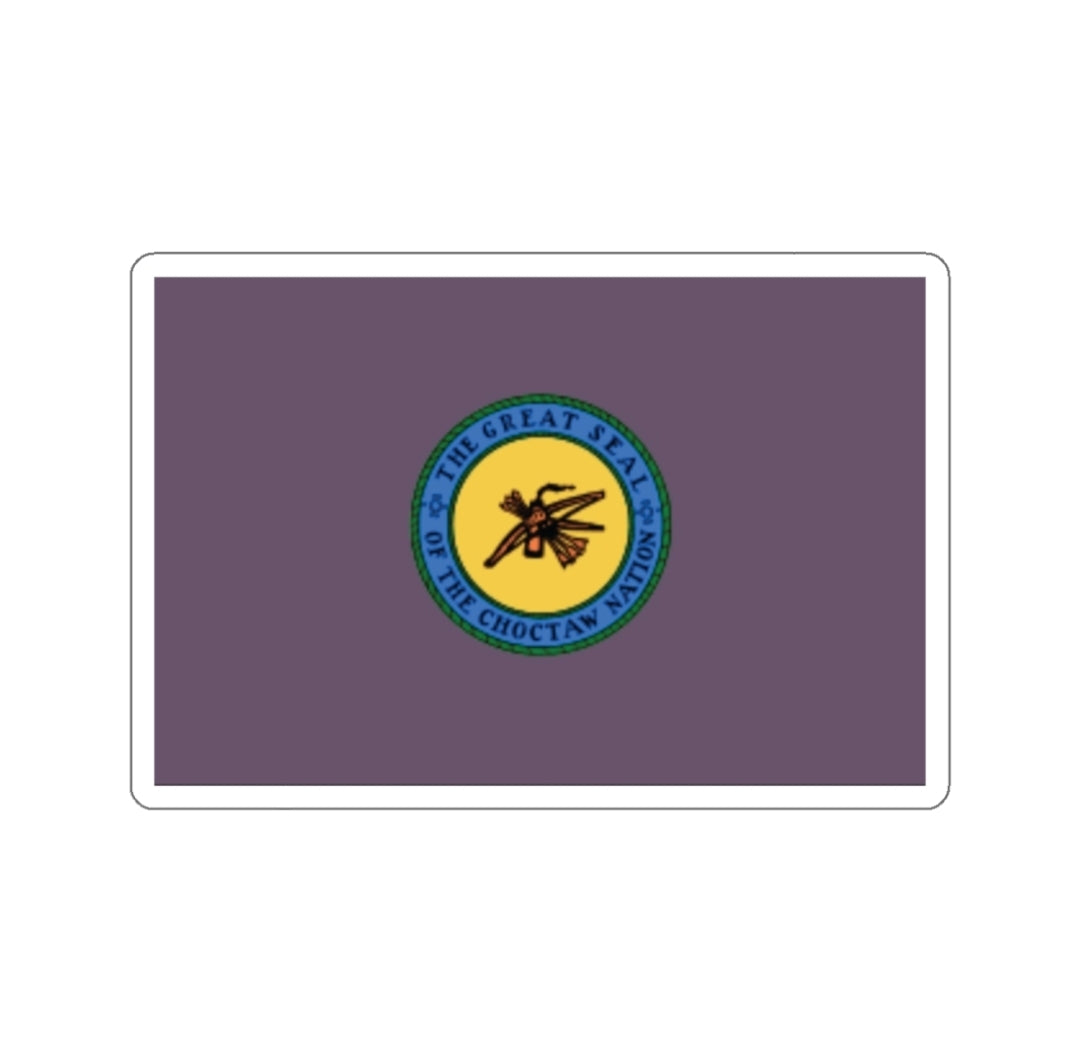 Choctaw Nation Flag - Decal