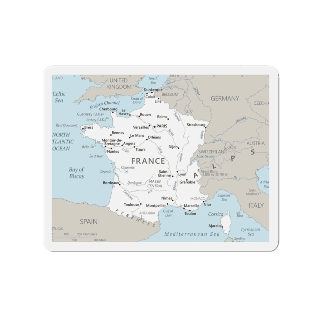 France Map - Magnet