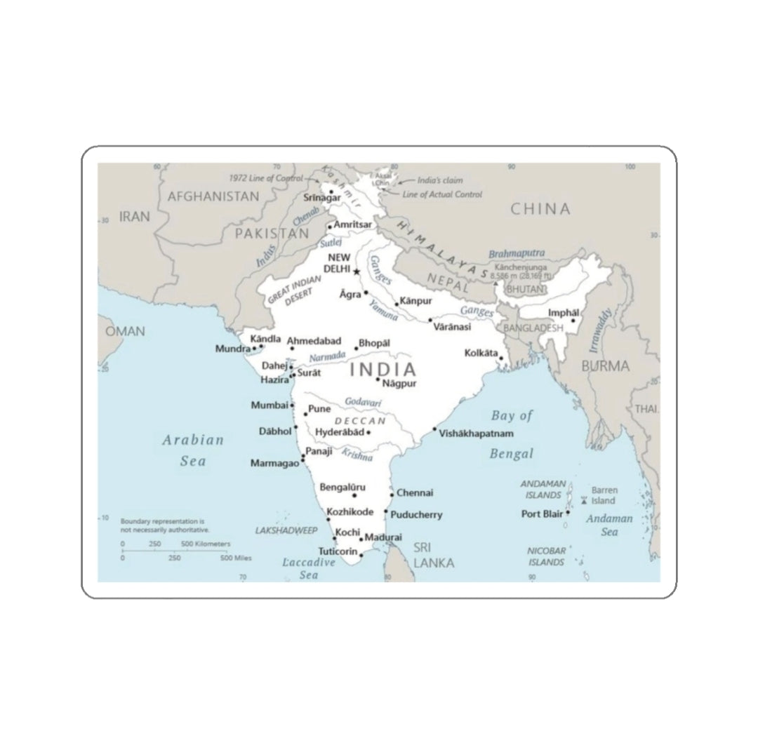 India Map - Decal