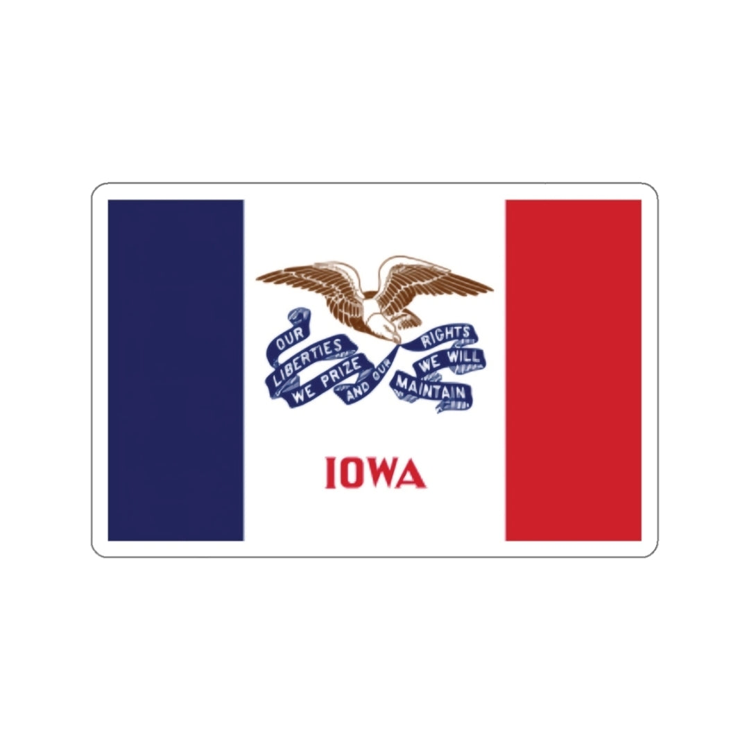 Iowa Flag - Decal