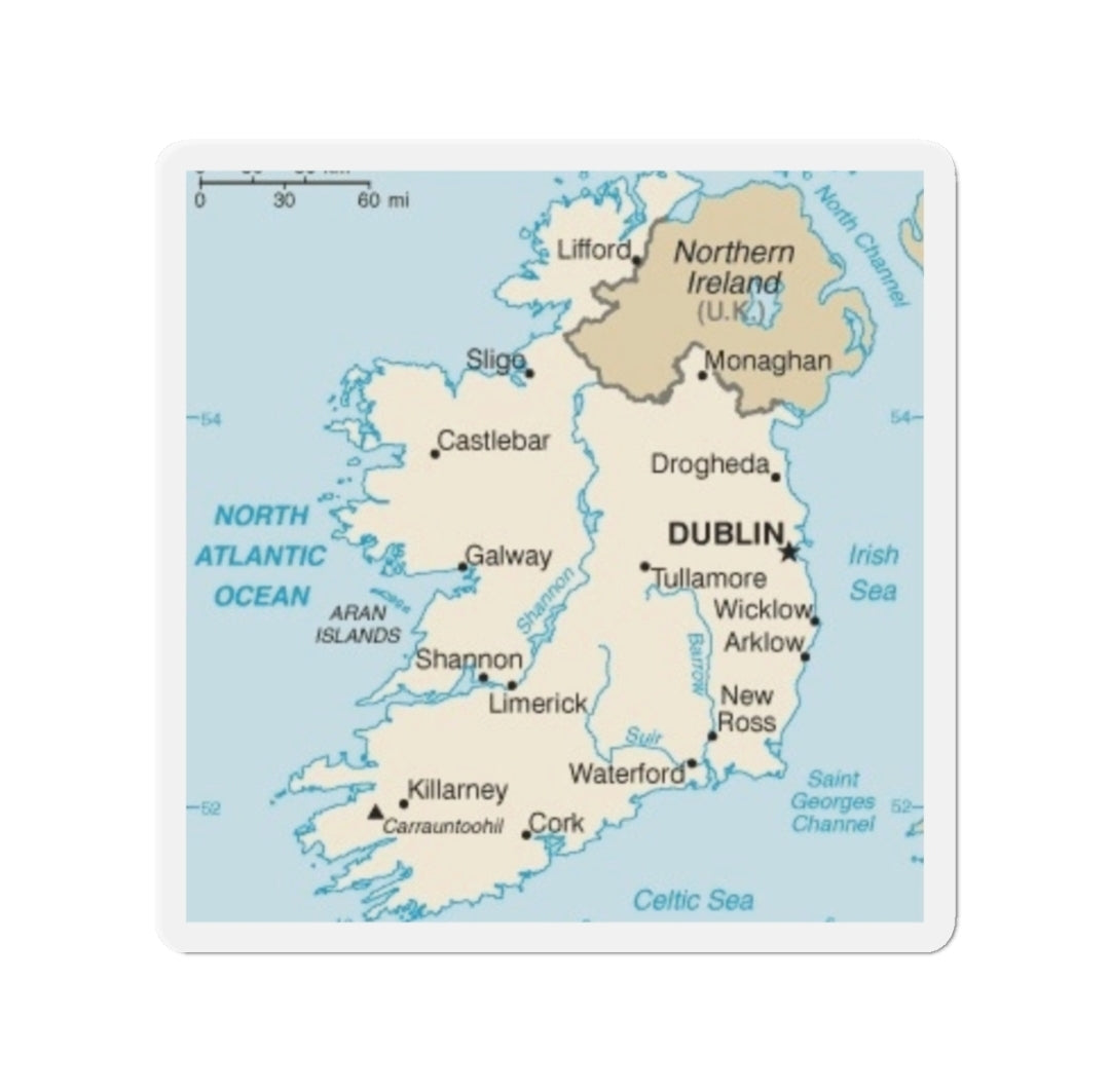 Ireland Map - Magnet