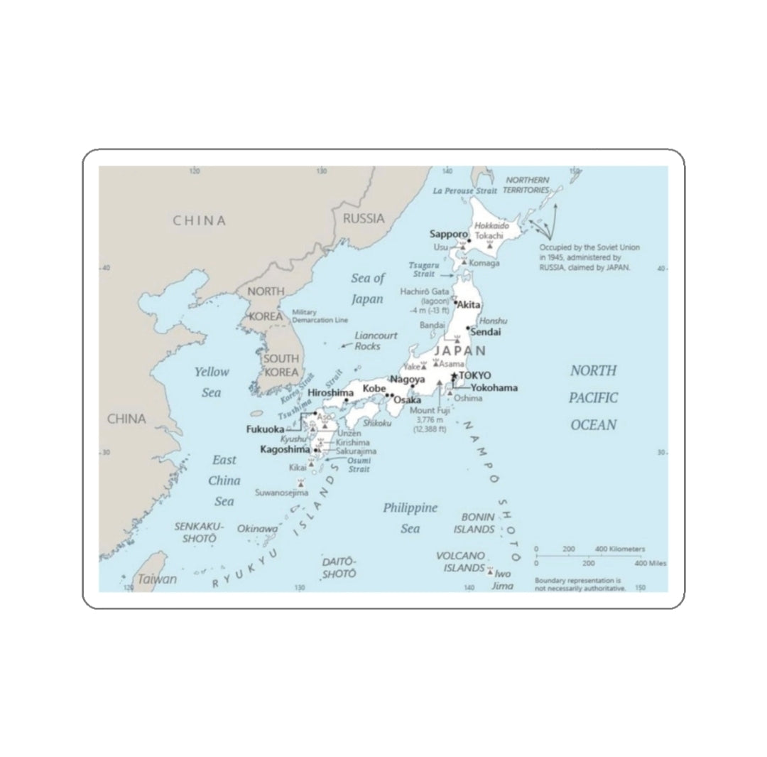 Japan Map - Decal