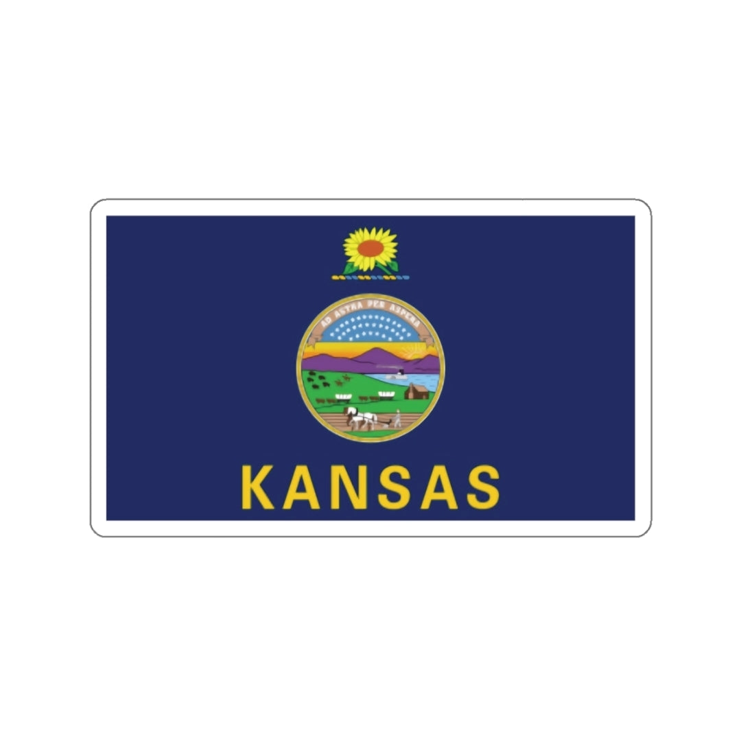 Kansas Flag - Decal