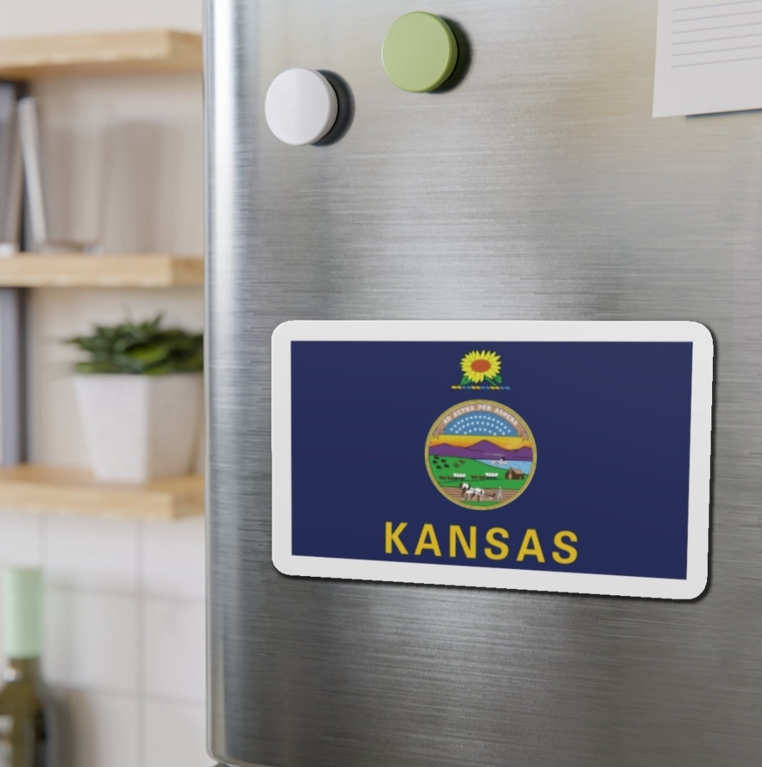 Kansas Flag - Magnet