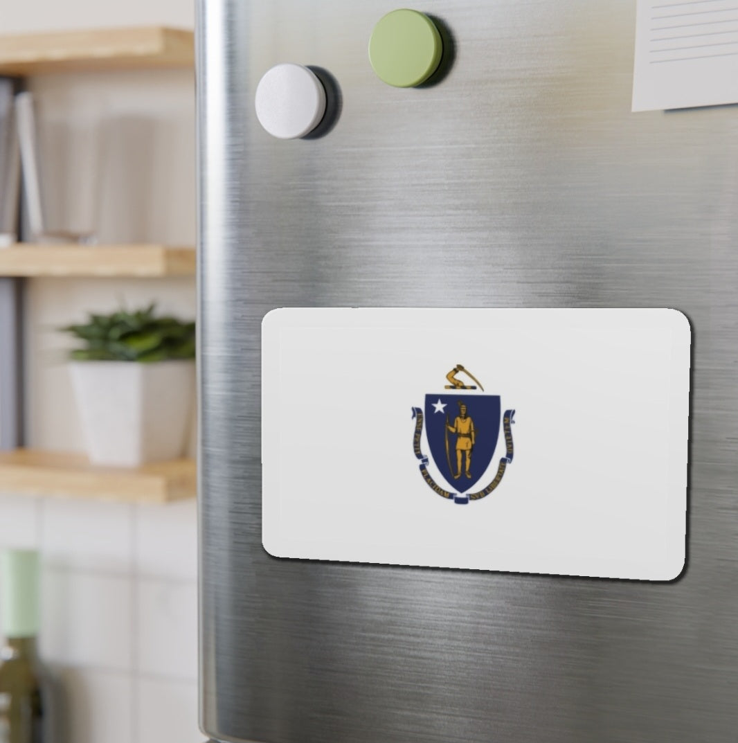 Massachusetts Flag - Magnet