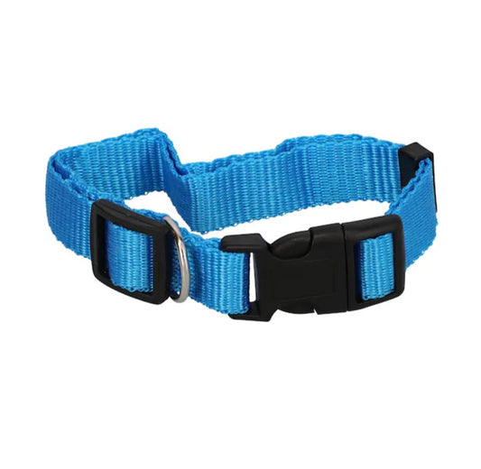 Medium Adjustable Dog Collar - Blue