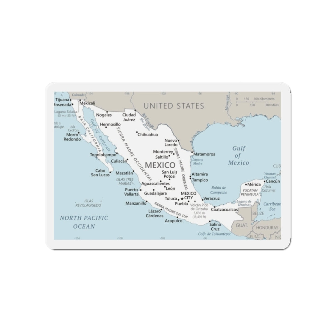 Mexico Map - Magnet