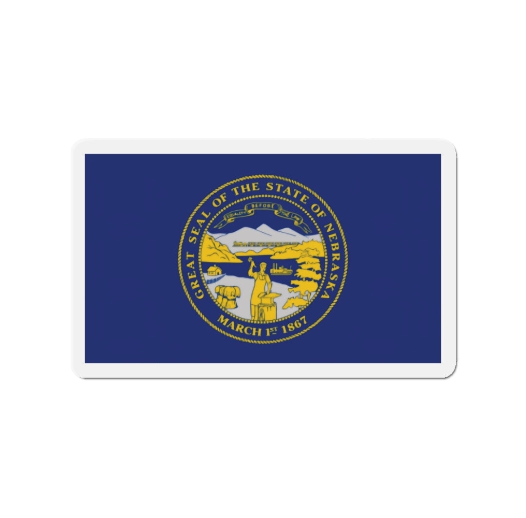 Nebraska Flag - Magnet