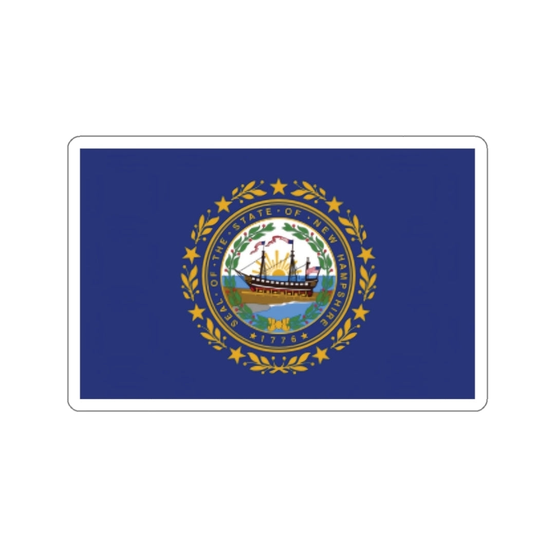 New Hampshire Flag - Decal