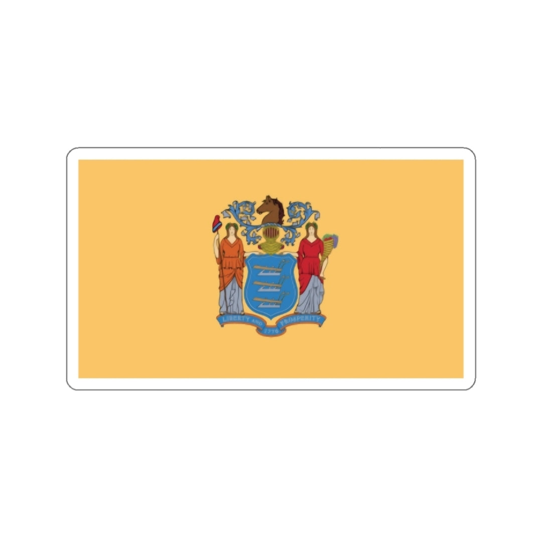 New Jersey Flag - Decal