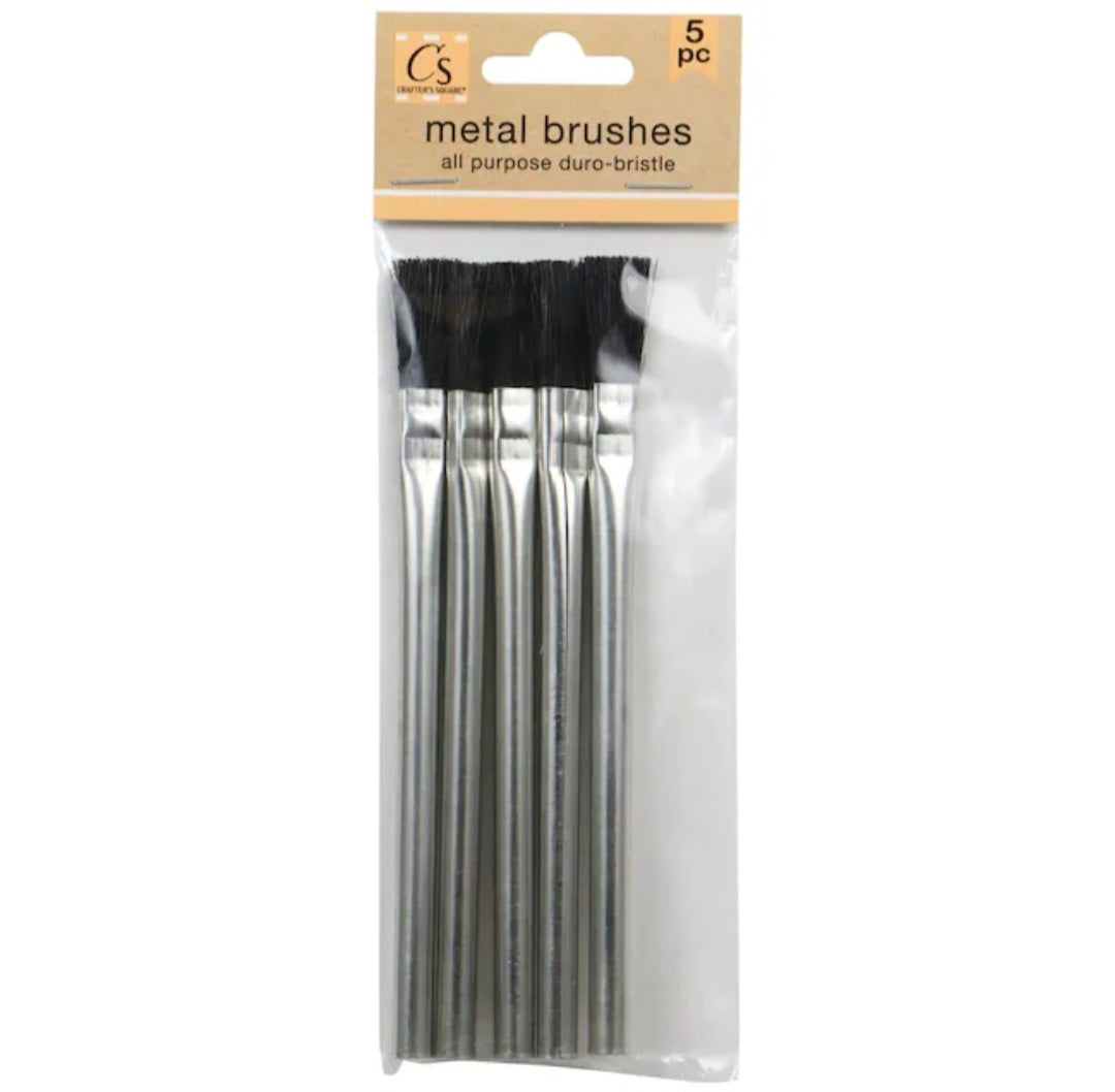 Paint Brush Metal Set - 5 Pieces