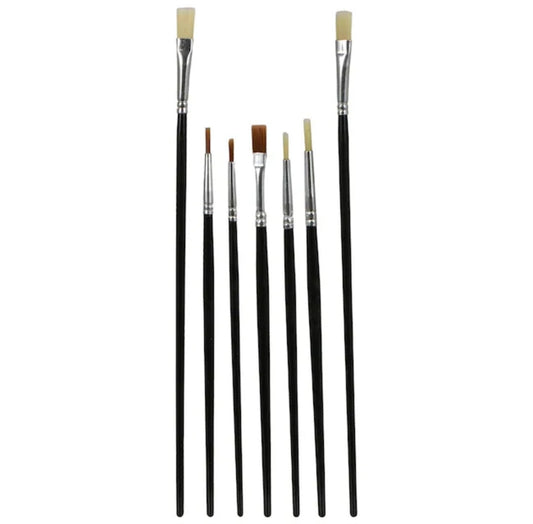 Paint Brush Set - 7 Pieces