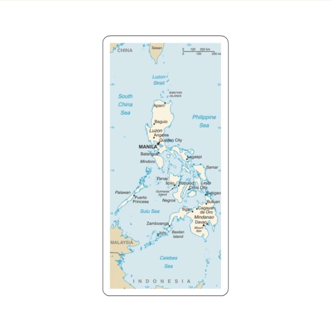 Philippines Map - Decal