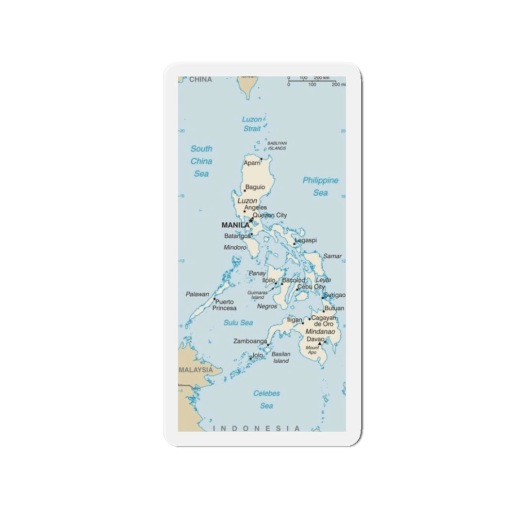 Phillipines Map - Magnet