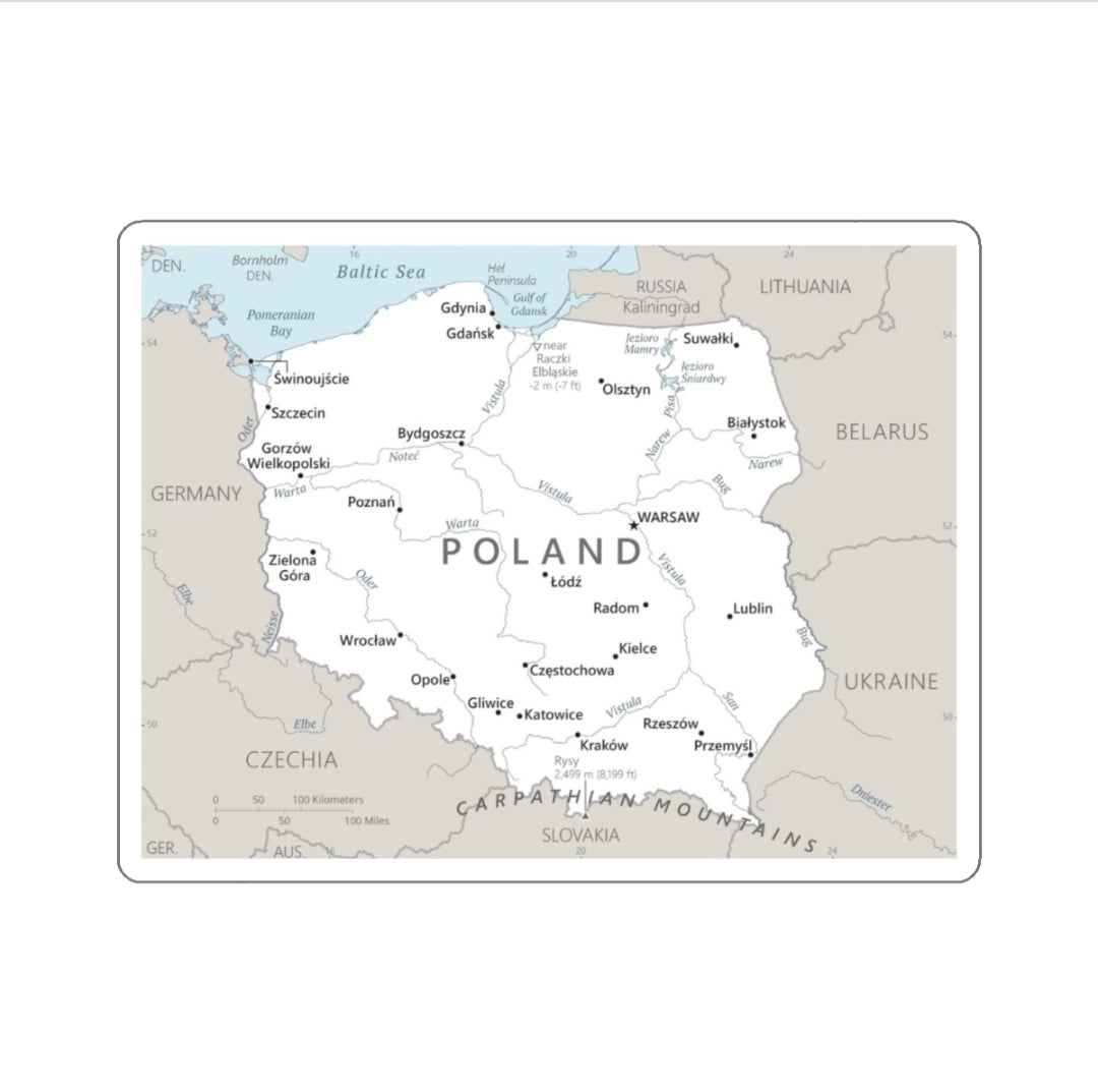 Poland Map - Decal