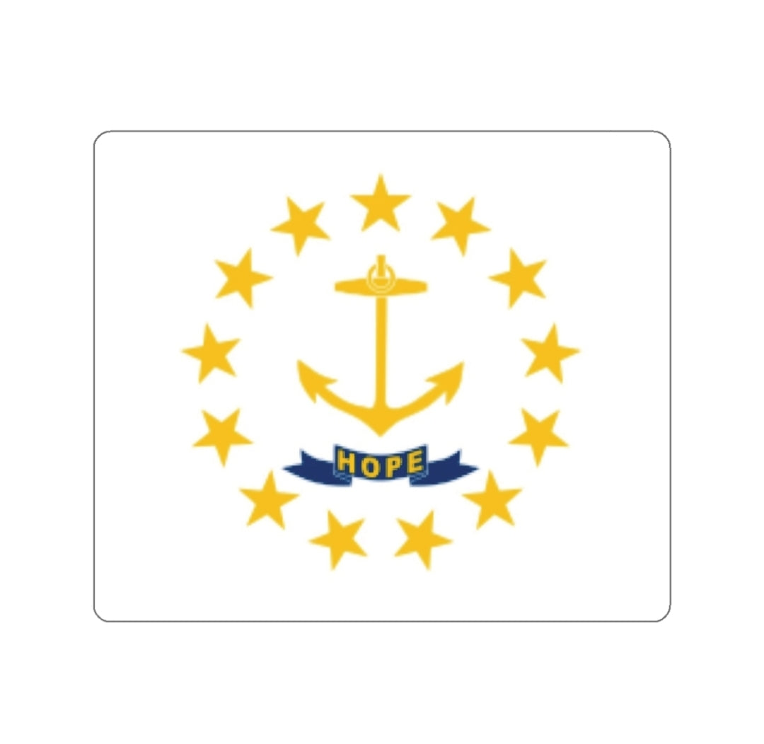 Rhode Island Flag - Decal