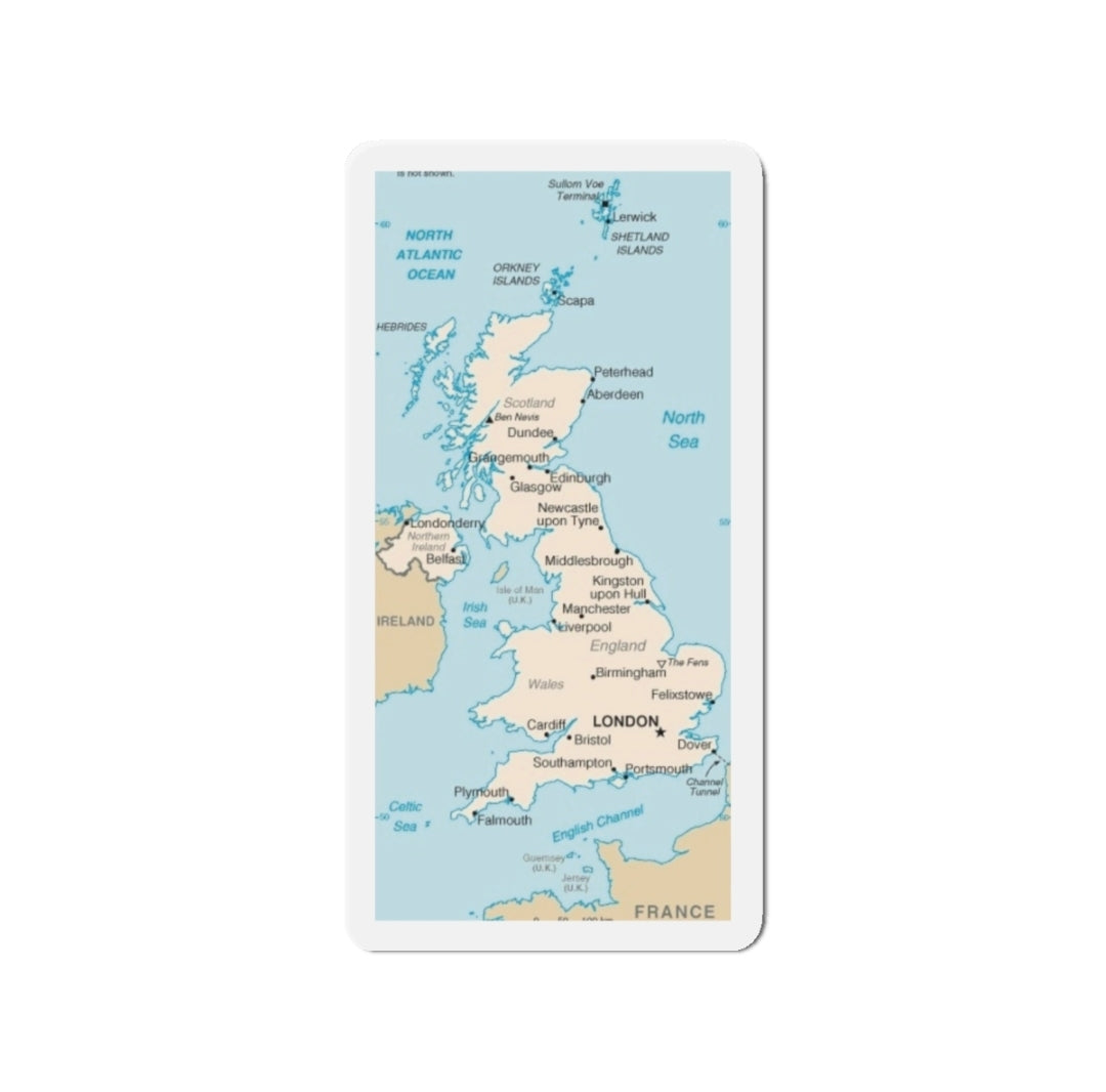 United Kingdom Map - Magnet