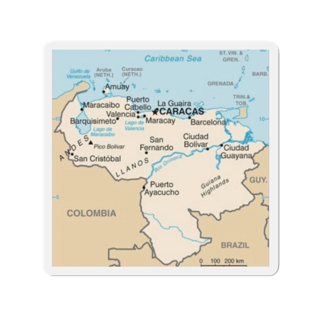 Venezuela Map - Magnet