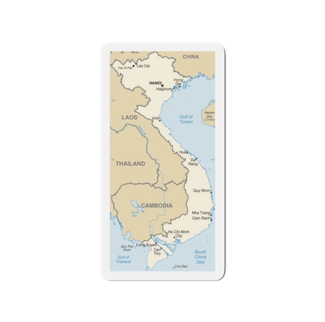 Vietnam Map - Magnet