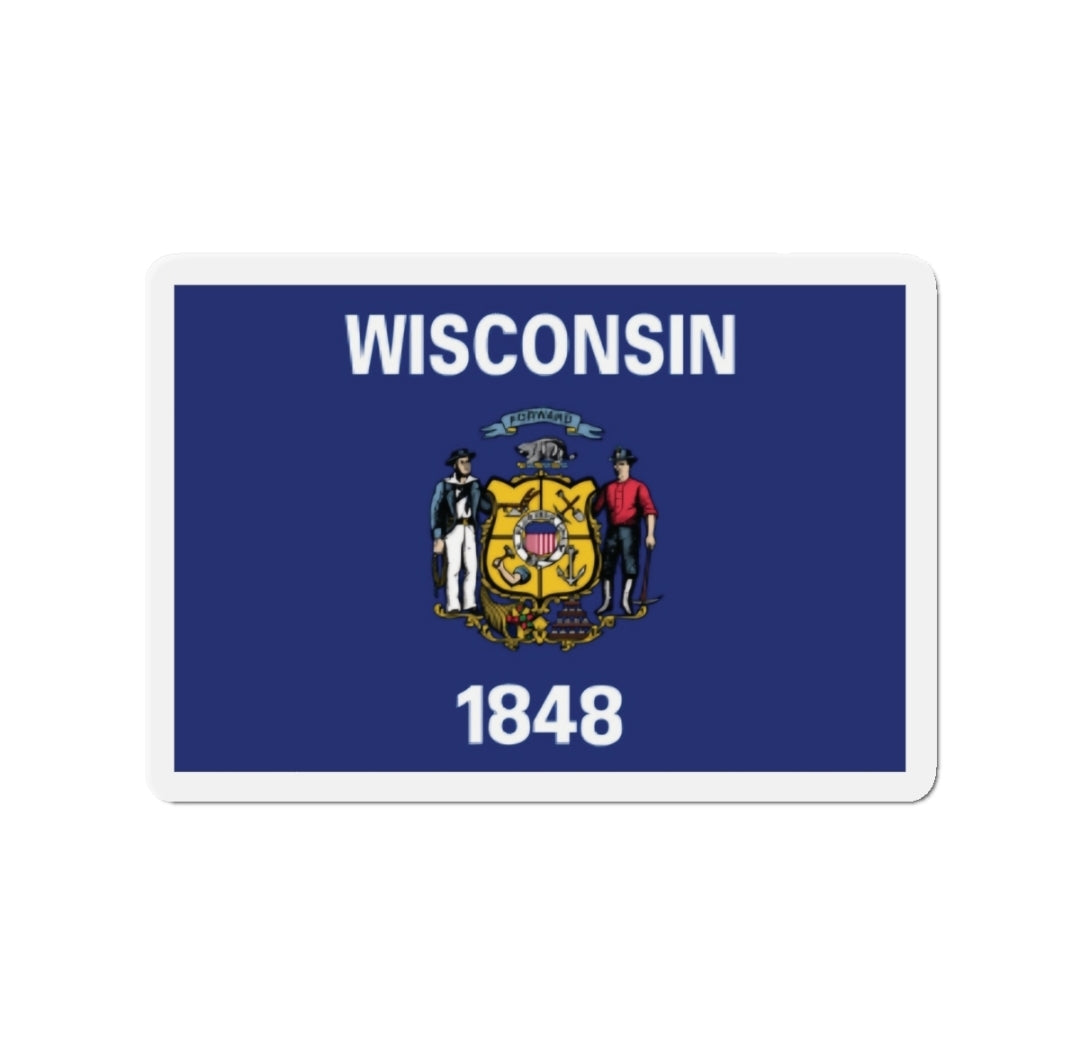 Wisconsin Flag - Magnet