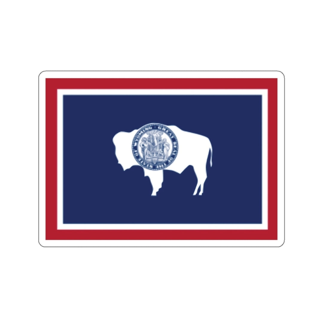 Wyoming Flag - Decal