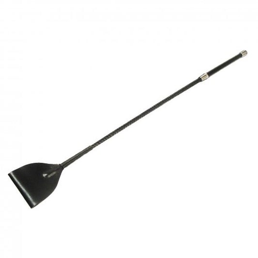 Leather Riding Crop - Black